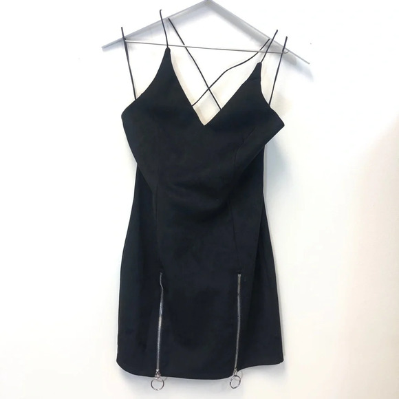 Seek the label black strappy mini dress - Picture 2 of 6